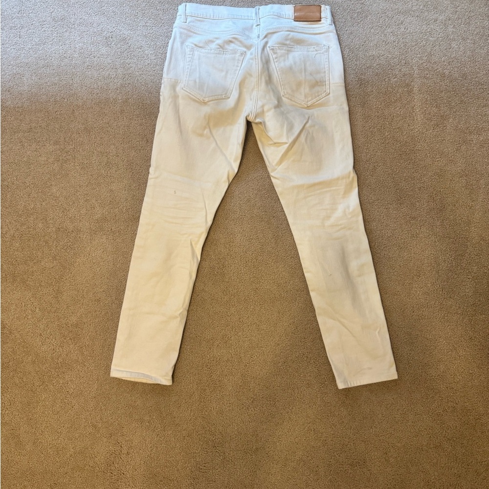 Men's Skinny Jeans in Cream